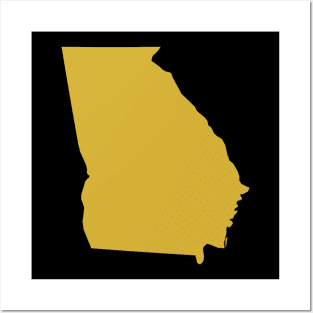 Georgia state map Posters and Art